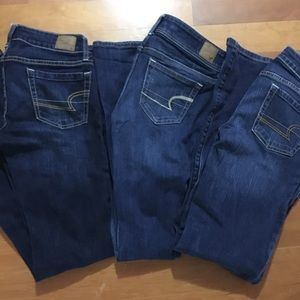 American Eagle jeans - BUNDLE OF 3 ‼️